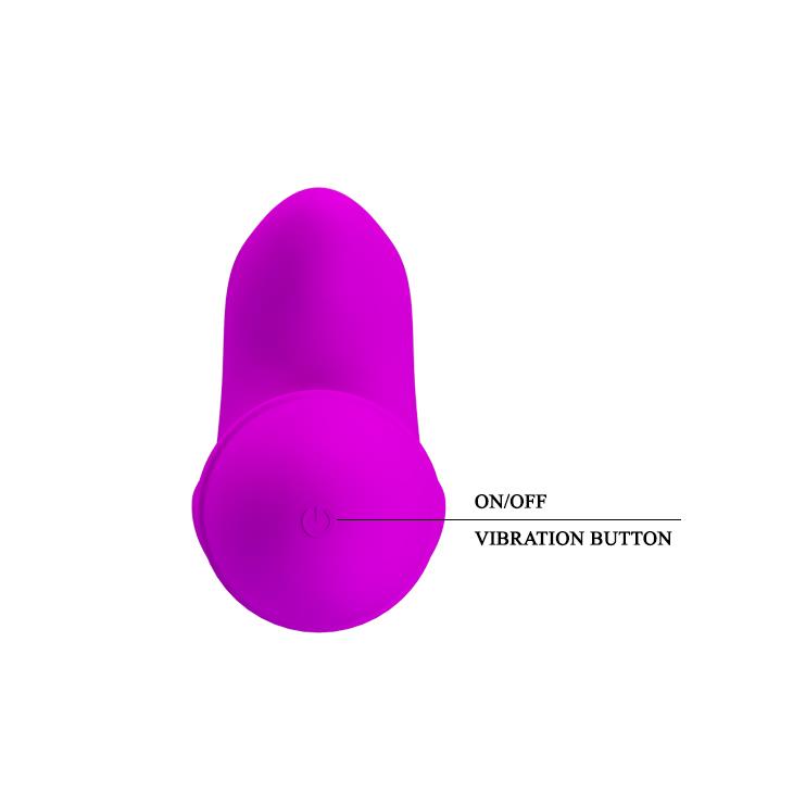 Vibrator Pretty Love Dana Mini pentru Punct G, Silicon, Mov, 10 Moduri