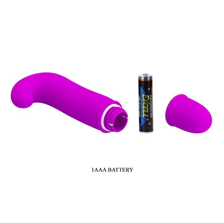 Vibrator Pretty Love Dana Mini pentru Punct G, Silicon, Mov, 10 Moduri