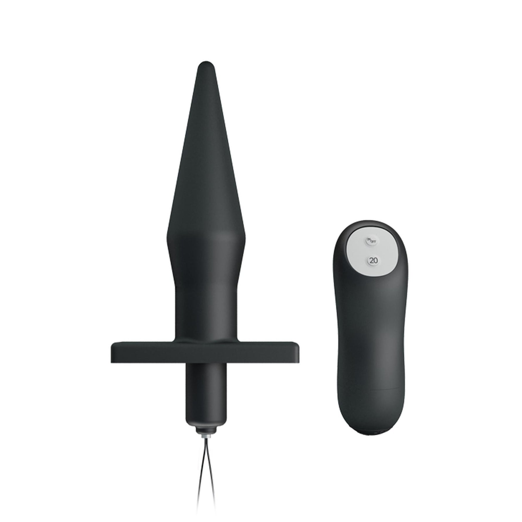 Plug anal vibrant Baile cu telecomandă wireless