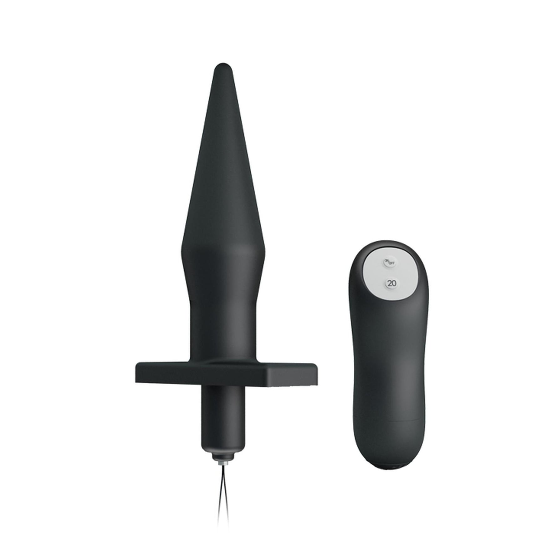 Plug anal vibrant Baile cu telecomandă wireless