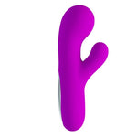 Pretty Love Berger Mini vibrator puternic din silicon, cu 30 de funcții, în formă de iepure