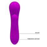 Pretty Love Berger Mini vibrator puternic din silicon, cu 30 de funcții, în formă de iepure
