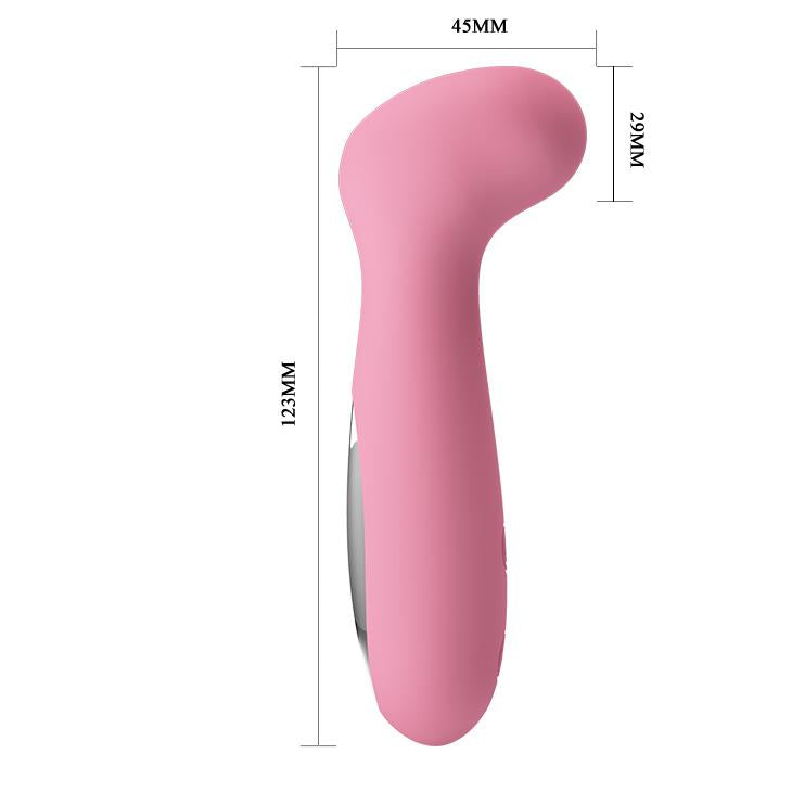 Vibrator USB Pretty Love Grace din silicon pentru punctul G, 30 de funcții, 12 cm