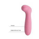 Vibrator USB Pretty Love Grace din silicon pentru punctul G, 30 de funcții, 12 cm