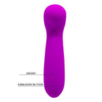Vibrator Pretty Love Hiram din silicon pentru punctul G, violet, 30 de moduri