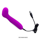 Vibrator Pretty Love Hiram din silicon pentru punctul G, violet, 30 de moduri