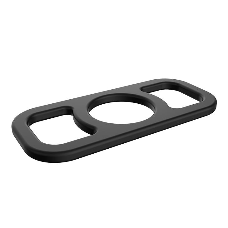 Inel pentru penis Baile din silicon impermeabil, negru