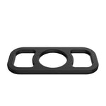 Inel pentru penis Baile din silicon impermeabil, negru