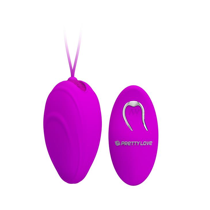Pretty Love Hyper Egg Ou vibrant din silicon cu telecomandă 8 cm