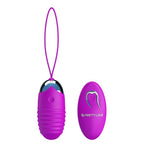 Ou vibrant wireless Pretty Love Jessica cu USB, 12 funcții