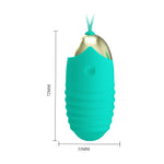 Pretty Love Jessica Vibrator cu 12 funcții, culoare verde ou, cu telecomandă