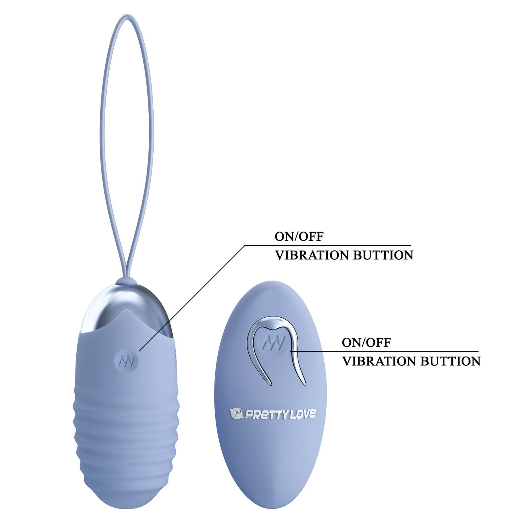 Pretty Love Jessica Dream Chaser 3 Ou Vibrator Albastru cu Telecomandă