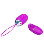 Ou vibrant wireless Pretty Love Jessica cu USB, 12 funcții