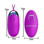Ou vibrant wireless Pretty Love Jessica cu USB, 12 funcții