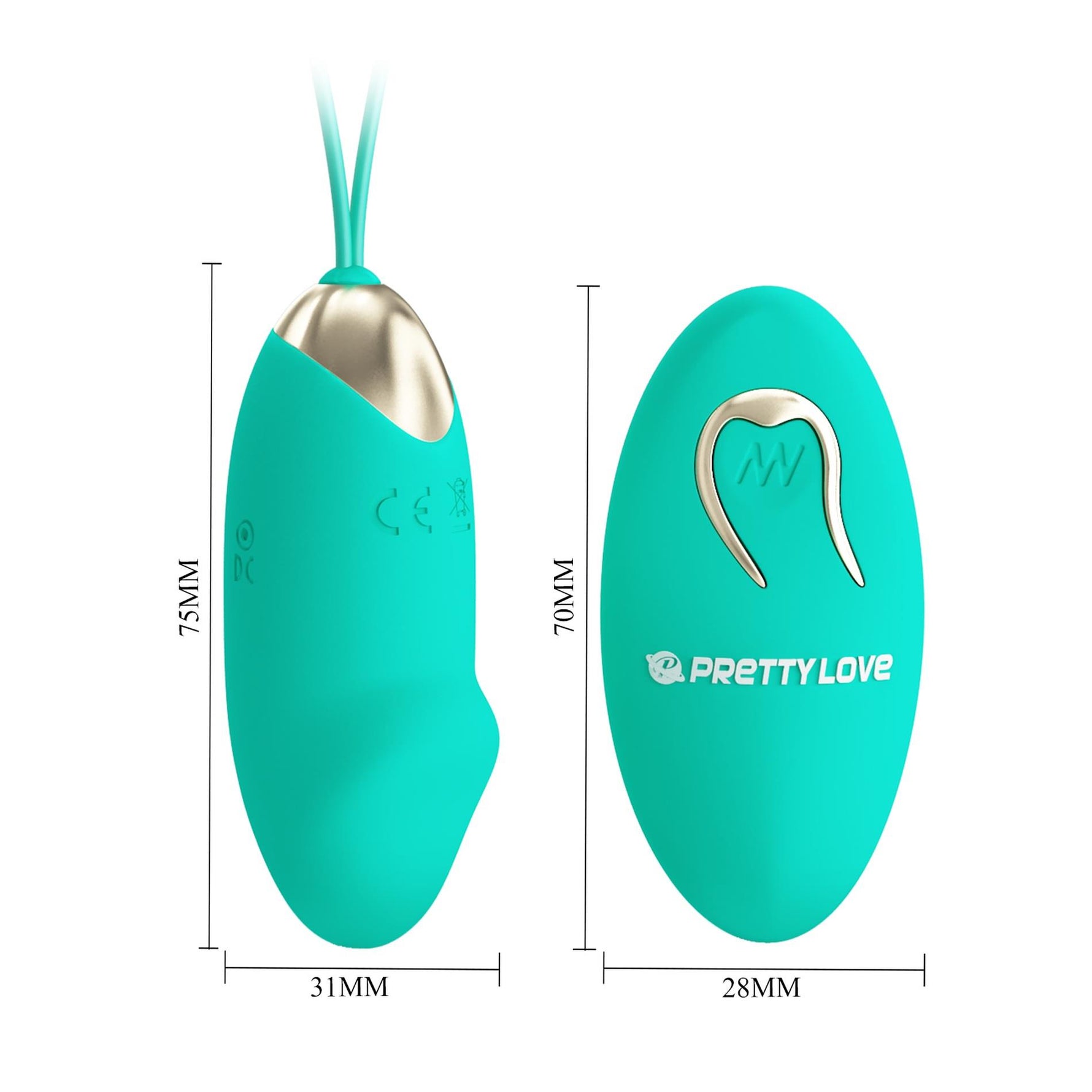 Pretty Love Julia Dream Chaser 2 Vibrator Verde Ou cu Telecomandă