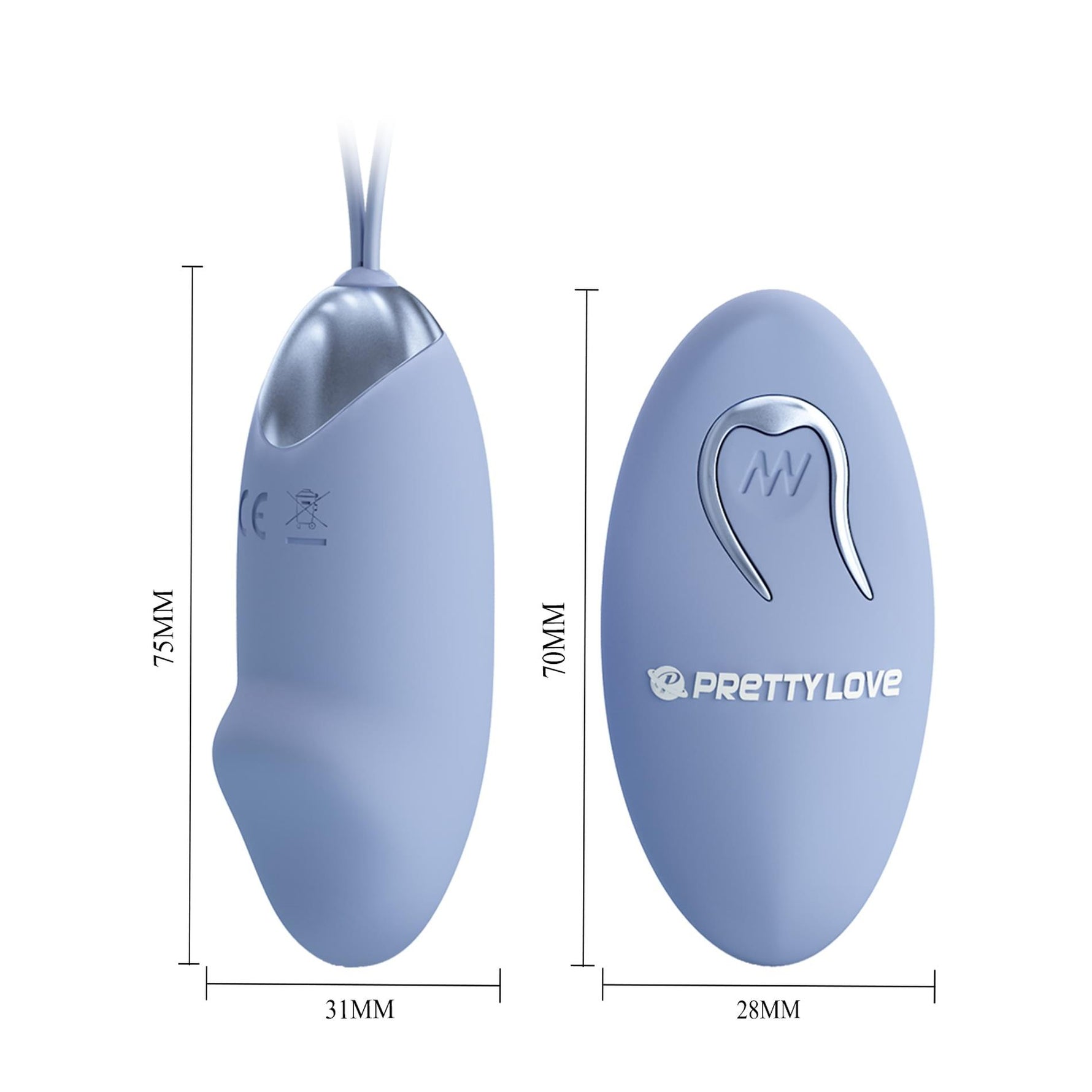 Pretty Love Julia Dream Chaser 2 Ou vibrant albastru cu telecomandă
