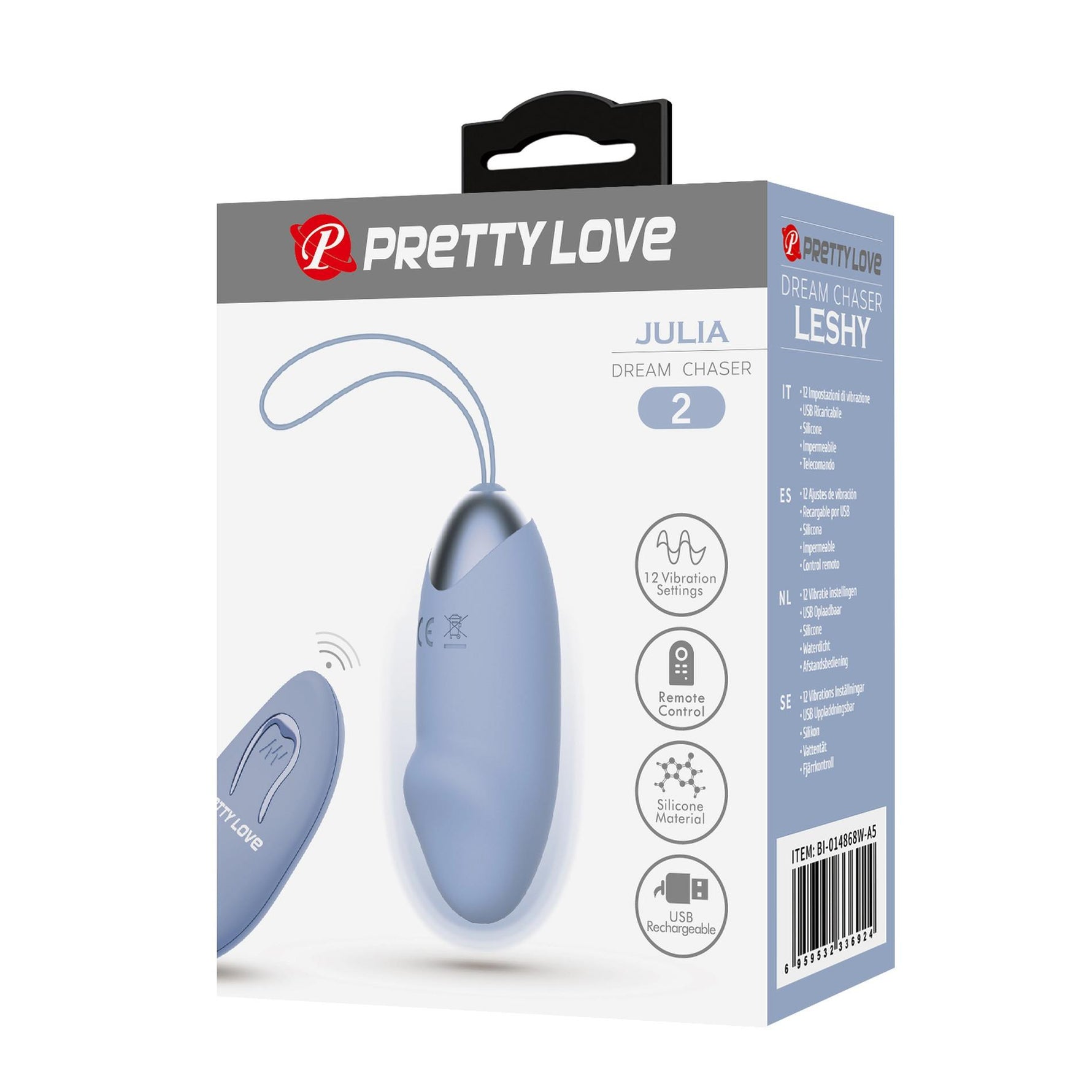 Pretty Love Julia Dream Chaser 2 Ou vibrant albastru cu telecomandă