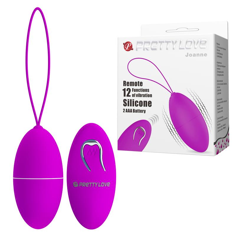 Ou vibrator wireless Pretty Love Joanne cu 12 funcții