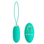 Ou vibrant Pretty Love Jenny, verde, cu telecomandă, 12 moduri