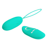 Ou vibrant Pretty Love Jenny, verde, cu telecomandă, 12 moduri