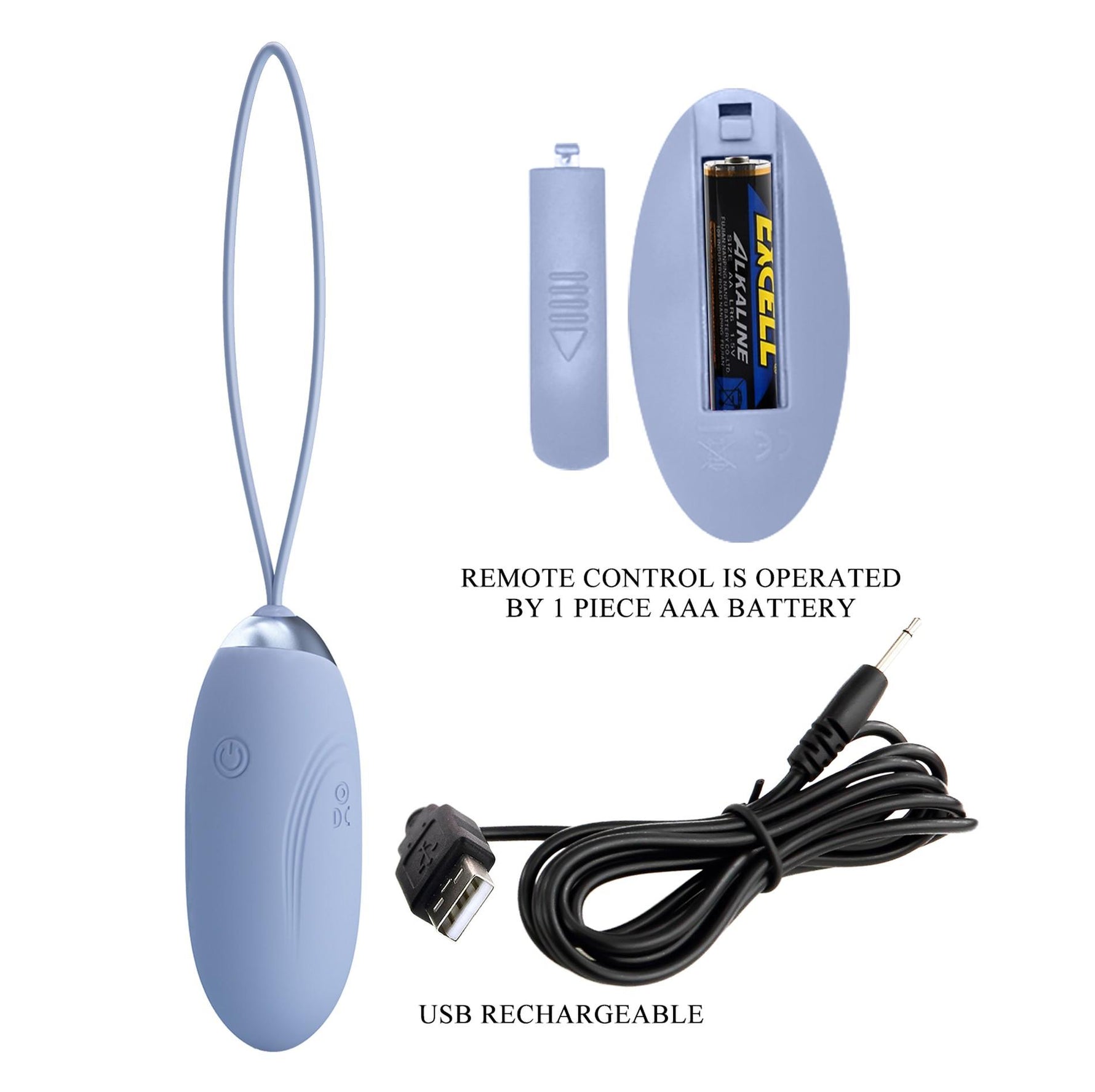 Pretty Love Jenny Wireless Vibrating Egg Albastru 12 Funcții