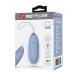 Pretty Love Jenny Wireless Vibrating Egg Albastru 12 Funcții