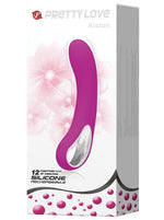 Vibrator Pretty Love Alston USB din silicon pentru punct G, 12 funcții