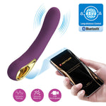 Vibrator Pretty Love Ethan din silicon, violet, cu aplicație cu 12 vibrații