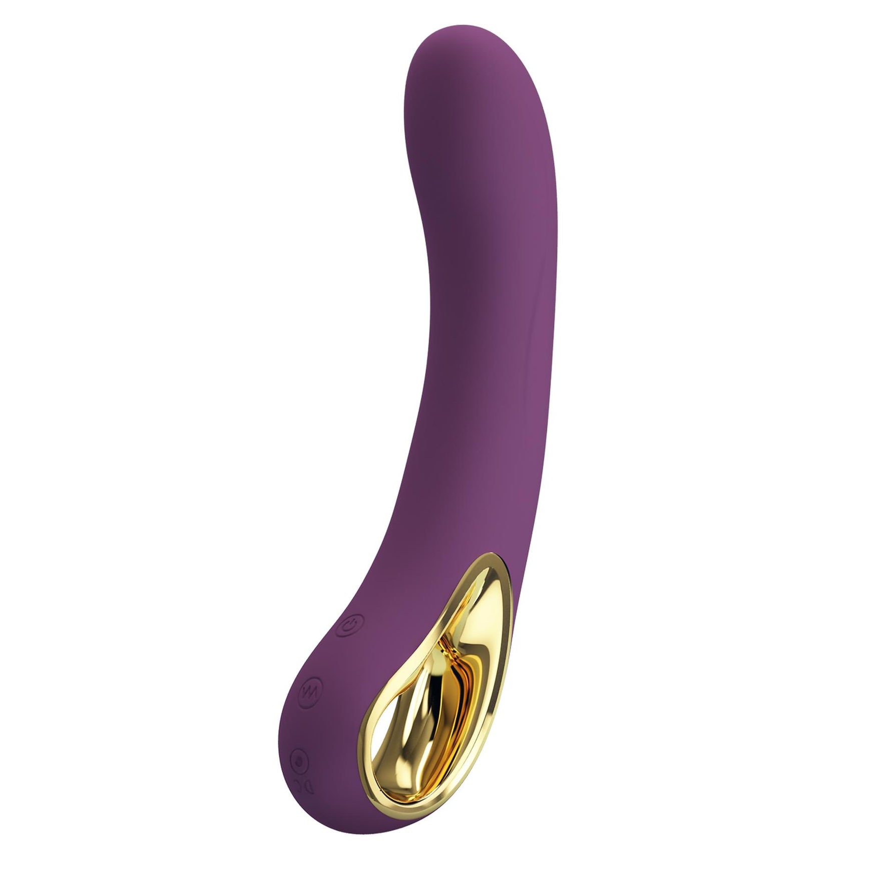 Vibrator Pretty Love Ethan din silicon, violet, cu aplicație cu 12 vibrații