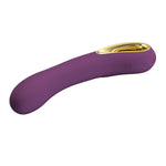 Vibrator Pretty Love Ethan din silicon, violet, cu aplicație cu 12 vibrații
