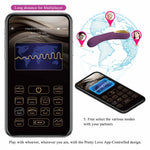 Vibrator Pretty Love Ethan din silicon, violet, cu aplicație cu 12 vibrații
