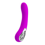 Vibrator Pretty Love Alston USB din silicon pentru punct G, 12 funcții