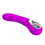 Vibrator Pretty Love Alston USB din silicon pentru punct G, 12 funcții