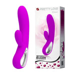 Vibrator Pretty Love Elmer pentru punct G, violet, USB, 12 moduri