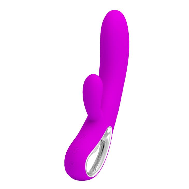 Vibrator Pretty Love Elmer pentru punct G, violet, USB, 12 moduri