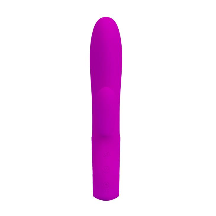 Vibrator Pretty Love Elmer pentru punct G, violet, USB, 12 moduri