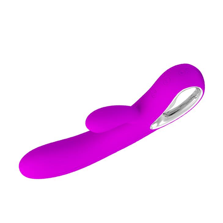 Vibrator Pretty Love Elmer pentru punct G, violet, USB, 12 moduri