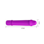 Vibrator Mini din Silicon Pretty Love Emily, 10 Funcții, Rezistent la Apă