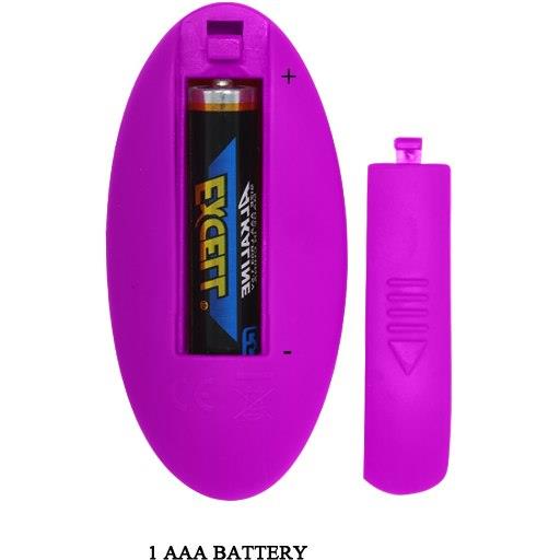 Vibrator curbat Pretty Love Letitia cu telecomandă USB, 10 funcții
