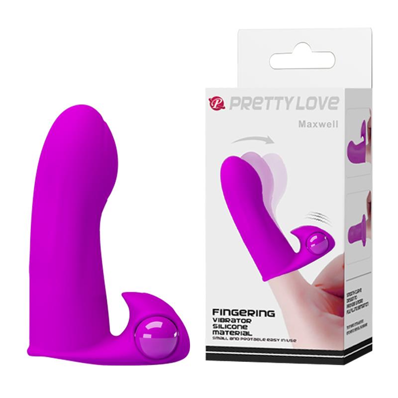 Vibrator cu deget Pretty Love Maxwell, violet