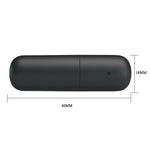 Mini vibrator din silicon Pretty Love, USB, 12 funcții, impermeabil