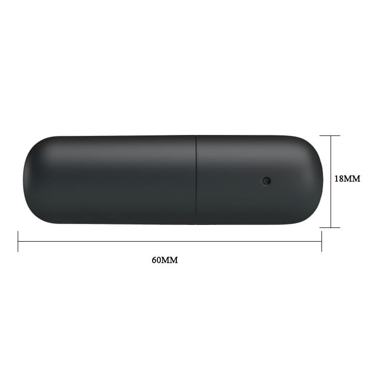 Mini vibrator din silicon Pretty Love, USB, 12 funcții, impermeabil