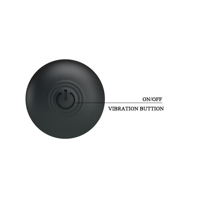 Mini vibrator din silicon Pretty Love, USB, 12 funcții, impermeabil