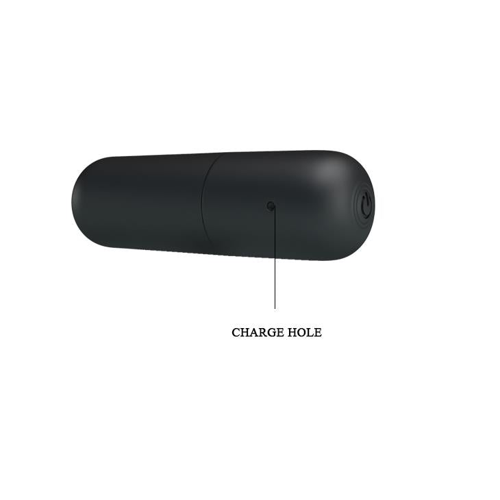 Mini vibrator din silicon Pretty Love, USB, 12 funcții, impermeabil