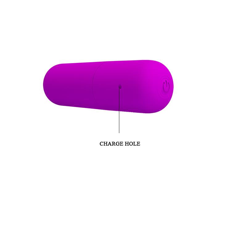 Mini ou vibrator Pretty Love, 12 funcții, USB, rezistent la apă