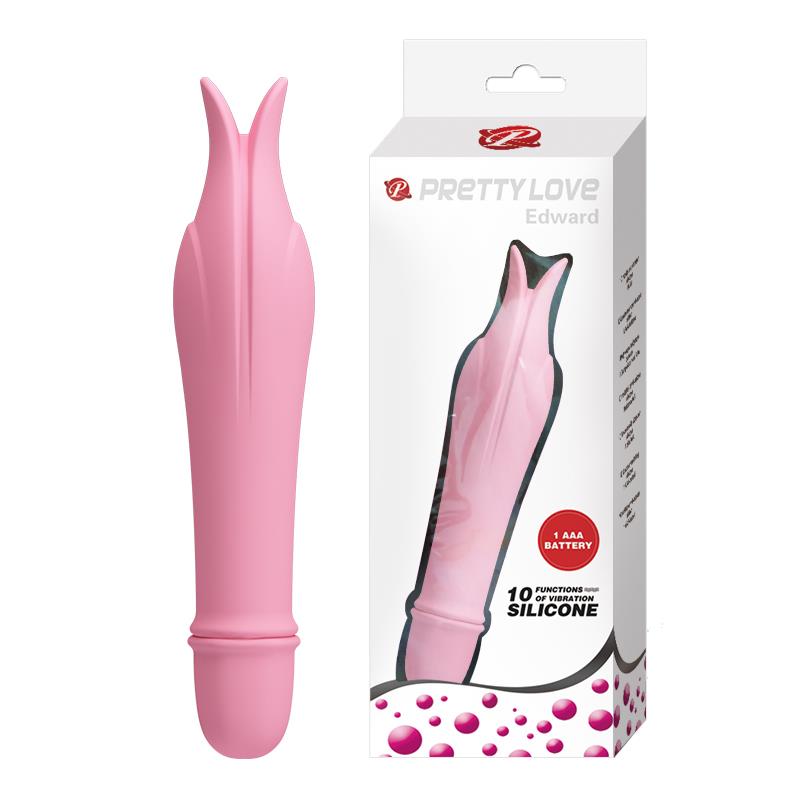 Vibrator Mini din Silicon Pretty Love Edward cu 10 Moduri