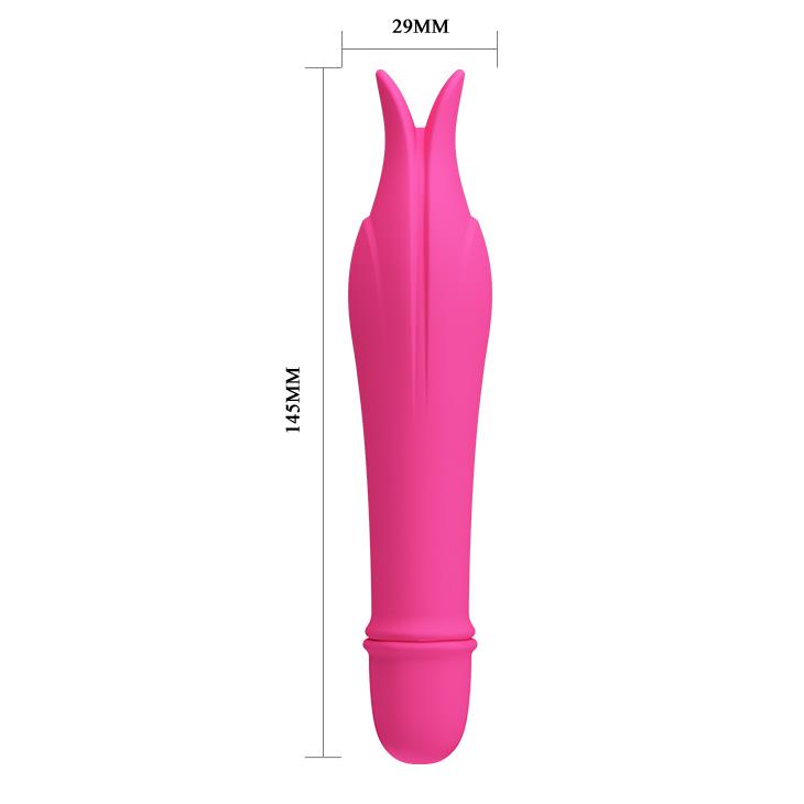 Vibrator compact din silicon Pretty Love Edward 14,5 cm