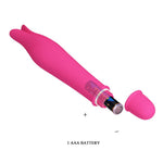Vibrator compact din silicon Pretty Love Edward 14,5 cm