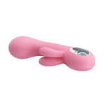 Vibrator USB Pretty Love Chris din silicon cu formă de iepuraș 15 cm 7 moduri