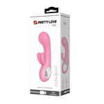Vibrator USB Pretty Love Chris din silicon cu formă de iepuraș 15 cm 7 moduri